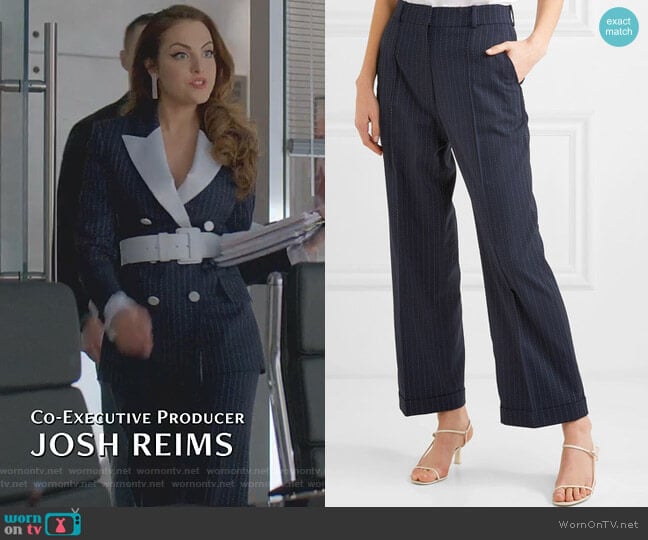 Racil Charlie Pants worn by Fallon Carrington (Elizabeth Gillies) on Dynasty