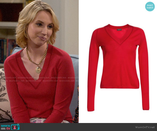Rag & Bone Pamela Sweater worn by Mandy Baxter (Molly McCook) on Last Man Standing