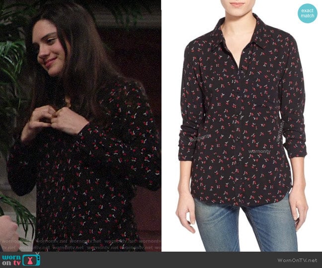 Rails Rosci Shirt worn by Lola Rosales (Sasha Calle) on The Young and the Restless