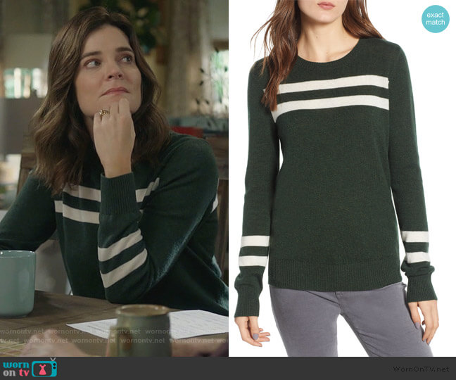 Rebecca Minkoff Marlowe Sweater worn by Heather Hughes (Betsy Brandt) on Life in Pieces