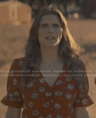 Rio’s daisy print top on Bless This Mess