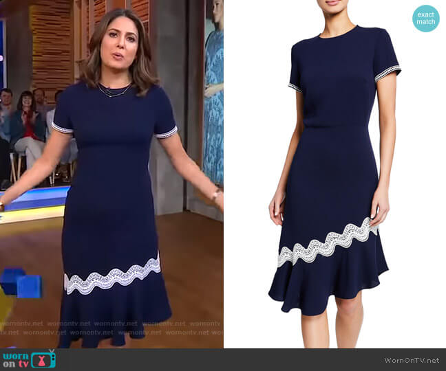 Shoshanna Dinan Dress worn by Cecilia Vega on Good Morning America