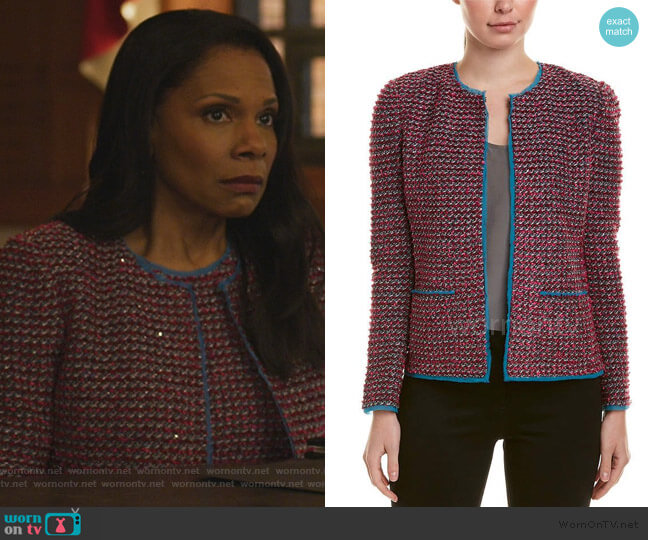 St. John Tweed Jacket worn by Liz Reddick-Lawrence (Audra McDonald) on The Good Fight