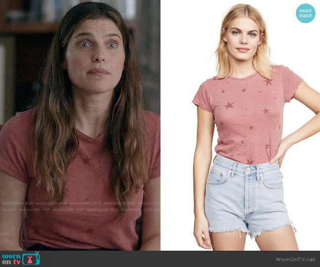 Sundry Scattered Stars Tee worn by Rio (Lake Bell) on Bless This Mess