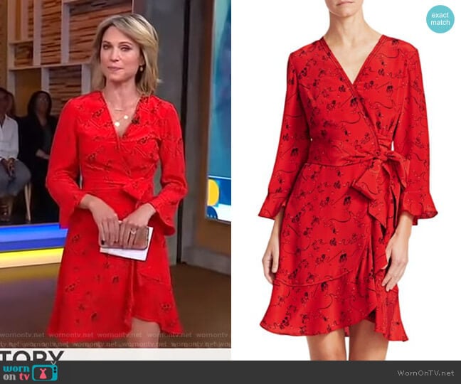 Tanya Taylor Giorgia Dress worn by Amy Robach on Good Morning America