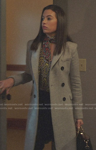 Tessa’s grey coat on Charmed