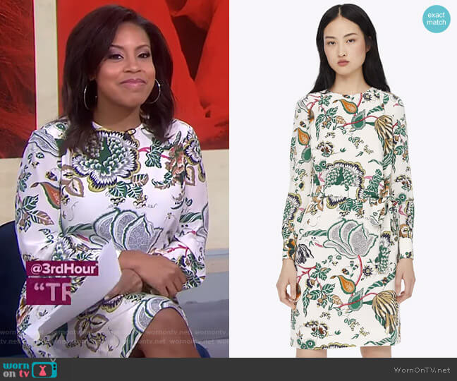 Tory Burch Happy Times Shift Dress worn by Sheinelle Jones on Today