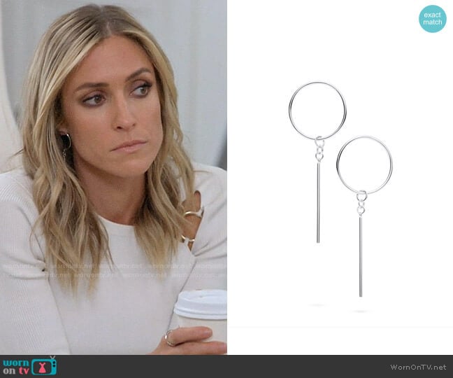 Uncommon James Rhapsody Earrings in Silver worn by Kristin Cavallari on Very Cavallari