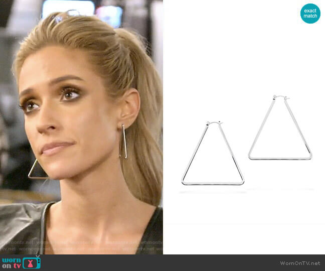 Uncommon James Chemistry Earrings in Silver worn by Kristin Cavallari on Very Cavallari