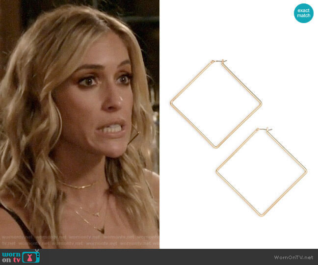 Uncommon James Girl Boss Earrings worn by Kristin Cavallari on Very Cavallari