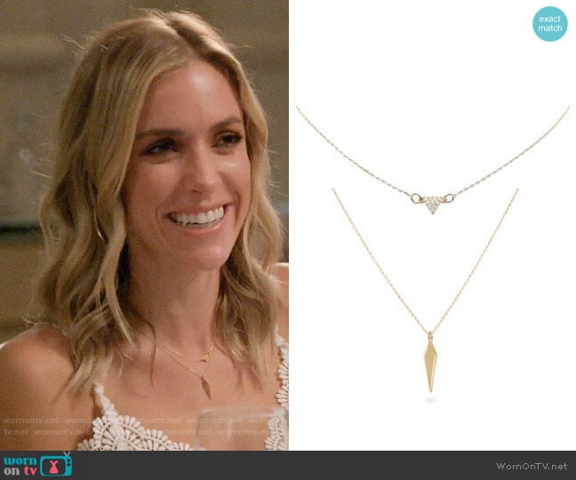 Uncommon James To The Point Necklace worn by Kristin Cavallari on Very Cavallari