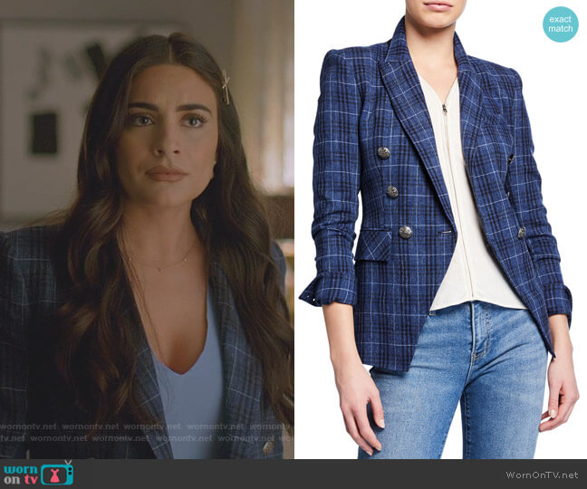 Veronica Beard Miller Dickey Jacket worn by Cristal Jennings (Daniella Alonso) on Dynasty