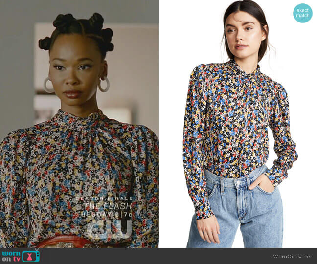 Veronica Beard Mena Top worn by Monica Colby (Wakeema Hollis) on Dynasty