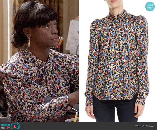 Veronica Beard Mena Top worn by Sue Wilson (Sufe Bradshaw) on Veep