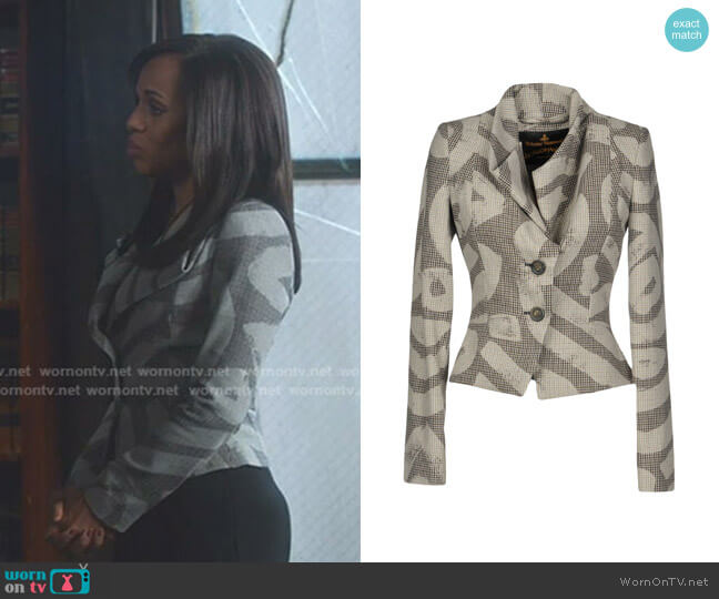 Vivienne Westwood Anglomania Porta Jacket worn by Olivia Pope (Kerry Washington) on Scandal