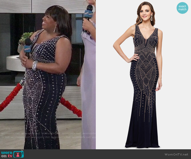 Xscape Embellished Gown