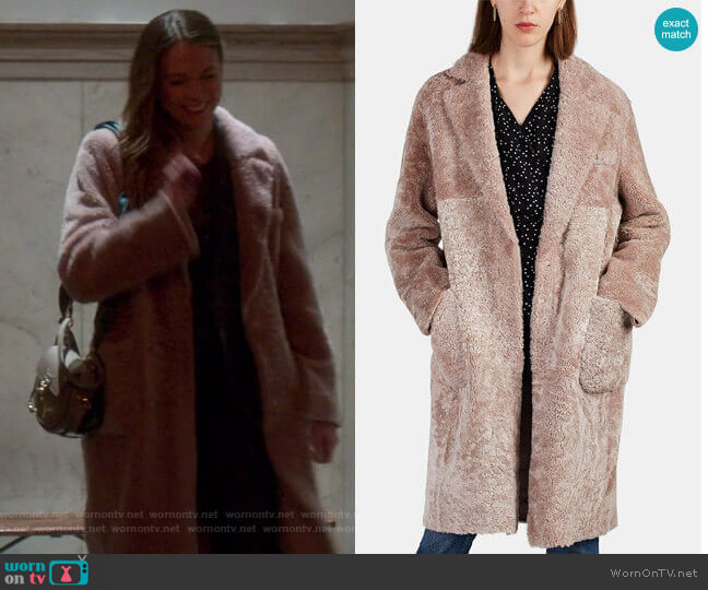 Barneys New York Alice Coat worn by Liza Miller (Sutton Foster) on Younger