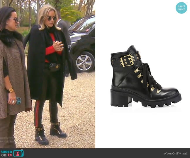 Aklice + Olivia Havis Combat Boots worn by Teddi Mellencamp Arroyave on The Real Housewives of Beverly Hills