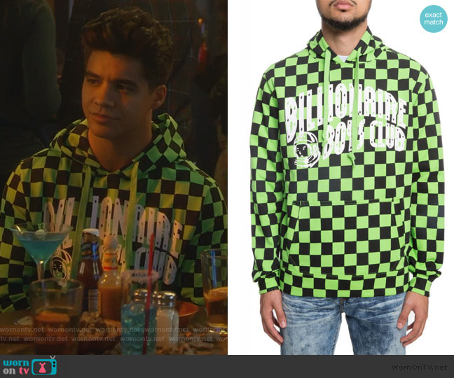 Billionaires Boys Club Grand Prix Hoodie worn by Vivek Shah (Jordan Buhat) on Grown-ish