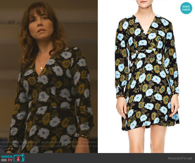 Sandro Brut Dress worn by Judy Hale (Linda Cardellini) on Dead to Me