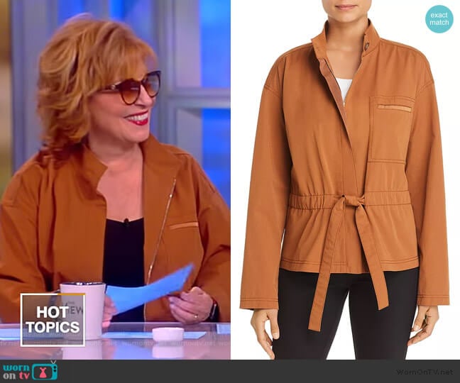 Lafayette 148 New York Jessa Belted Jacket worn by Joy Behar on The View