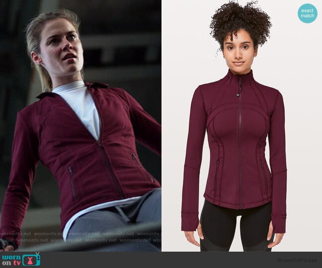 Lululemon Define Jacket worn by Trish Walker (Rachael Taylor) on Jessica Jones