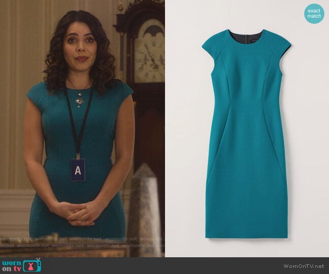 Judith and Charles Luton Dress worn by Isabel Pardo (Elena Tovar) on Designated Survivor