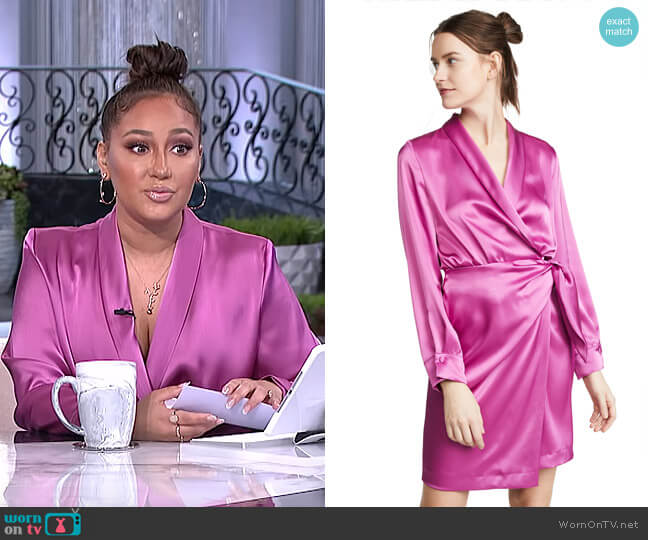 Nanushka Siwa Dress worn by Adrienne Houghton on The Real