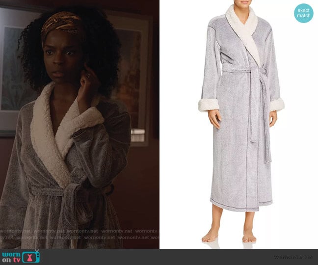Natori Sherpa Robe worn by Angela Archer (Samantha Marie Ware) on What/If