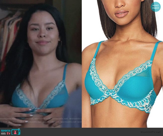 Natori Feather Underwire Bra worn by Mariana Foster (Cierra Ramirez) on Good Trouble