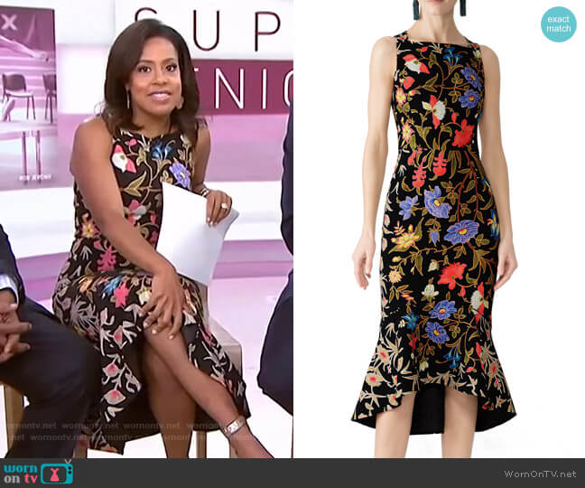 Peter Pilotto Kia Dress worn by Sheinelle Jones on Today