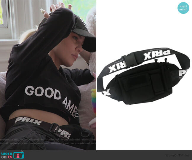 Prix Prix Logo Utility Bag worn by Khloe Kardashian on Keeping Up with the Kardashians