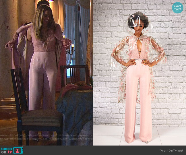 Randi Rahm Christina Jumpsuit - Spring Evolution 2019 Collection worn by Hannah Brown on The Bachelorette