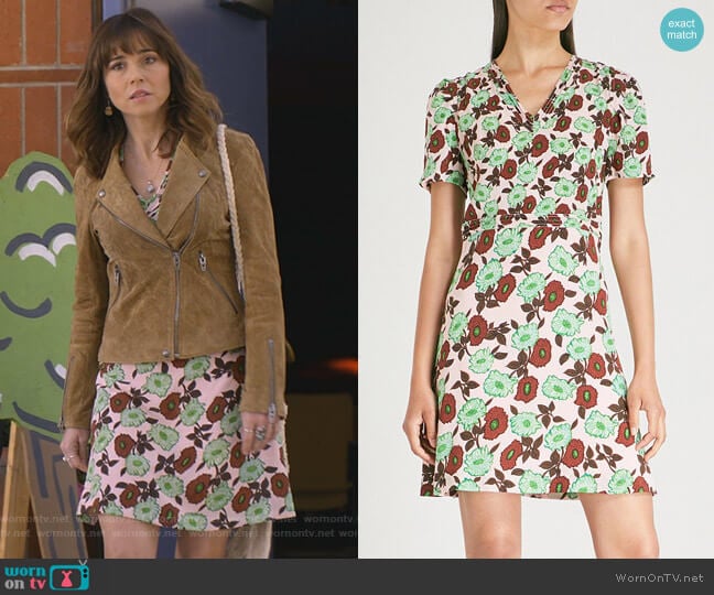 Sandro Antropique Dress worn by Judy Hale (Linda Cardellini) on Dead to Me