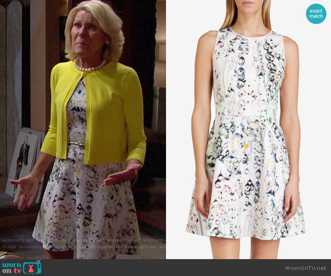 Ted Baker Sapira Crystal Droplets Dress worn by Pamela Douglas (Alley Mills) on The Bold and the Beautiful