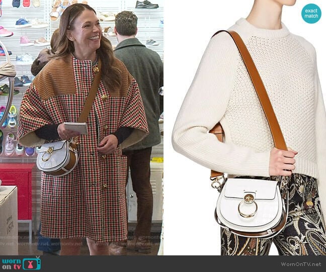 Chloe Tess Leather Shoulder Bag worn by Liza Miller (Sutton Foster) on Younger