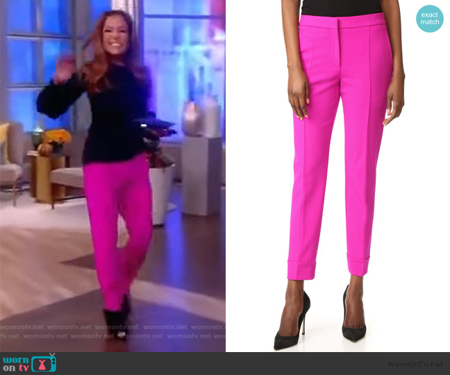 Narciso Rodriguez Trousers worn by Sunny Hostin on The View