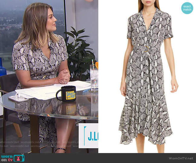 A.L.C. Clarkson Dress worn by Carissa Loethen Culiner on E! News
