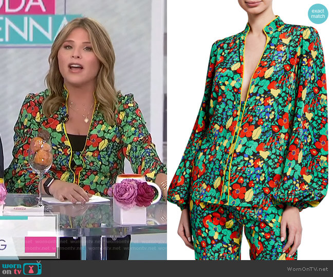 Alexis Minu Blouse worn by Jenna Bush Hager on Today