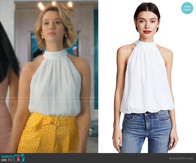 Alice + Olivia Maris Top worn by Petra Solano (Yael Grobglas) on Jane the Virgin