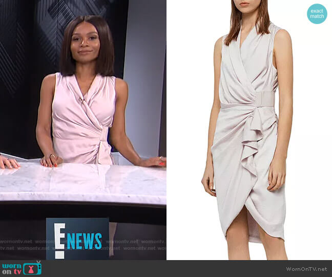 All Saints Cancity Dress worn by Zuri Hall on E! News