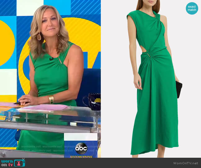 A.L.C. Beale Dress worn by Lara Spencer on Good Morning America