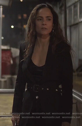 Teresa’s black belted blazer on Queen of the South