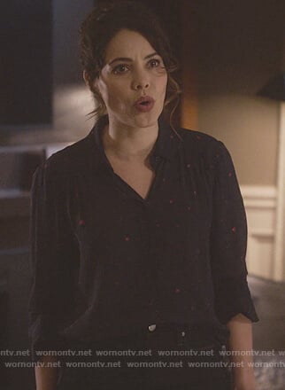Isabel’s ladybug print blouse on Designated Survivor