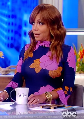 Sunny’s floral print dress on The View