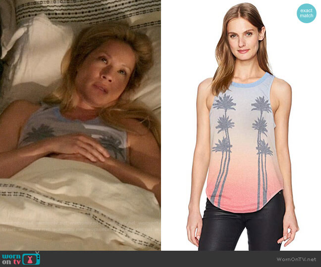 Chaser Sunset Palms Tank worn by Joan Watson (Lucy Liu) on Elementary