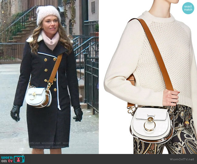 Chloe Tess Leather Shoulder Bag worn by Liza Miller (Sutton Foster) on Younger