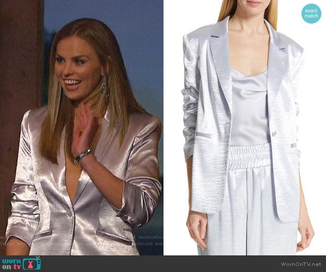 Cinq a Sept Kylie Jacket worn by Hannah Brown on The Bachelorette