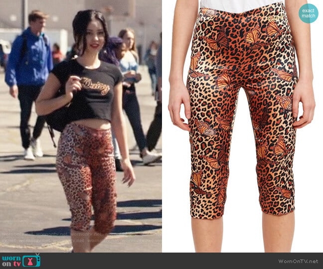 Daisy Satin Capri Pants worn by Maddy Perez (Alexa Demie) on Euphoria
