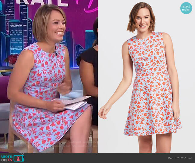 Draper James The Madeline Mackenzie Dress worn by Dylan Dreyer on Today
